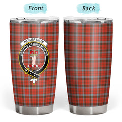 Clan Robertson Weathered Tartan Crest Tumbler CA66 Clan Robertson Tartan Today