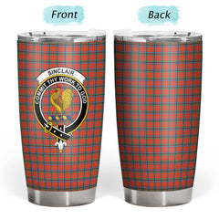 Clan Sinclair Ancient Tartan Crest Tumbler WO51 Clan Sinclair Tartan Today