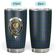 Clan Sinclair Hunting Modern Tartan Crest Tumbler RA74 Clan Sinclair Tartan Today