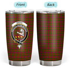 Clan Skene Modern Tartan Crest Tumbler SW39 Clan Skene Tartan Today
