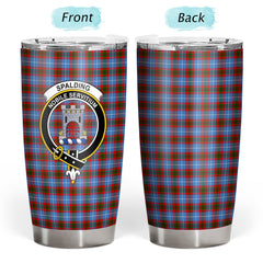 Clan Spalding Tartan Crest Tumbler WO54 Clan Spalding Tartan Today