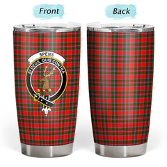 Clan Spens (or Spence) Tartan Crest Tumbler GY73 Clan Spens Tartan Today