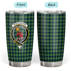 Clan Spottiswood Tartan Crest Tumbler FH32 Clan Spottiswood Tartan Today