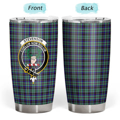 Clan Stevenson Tartan Crest Tumbler HQ81 Clan Stevenson Tartan Today