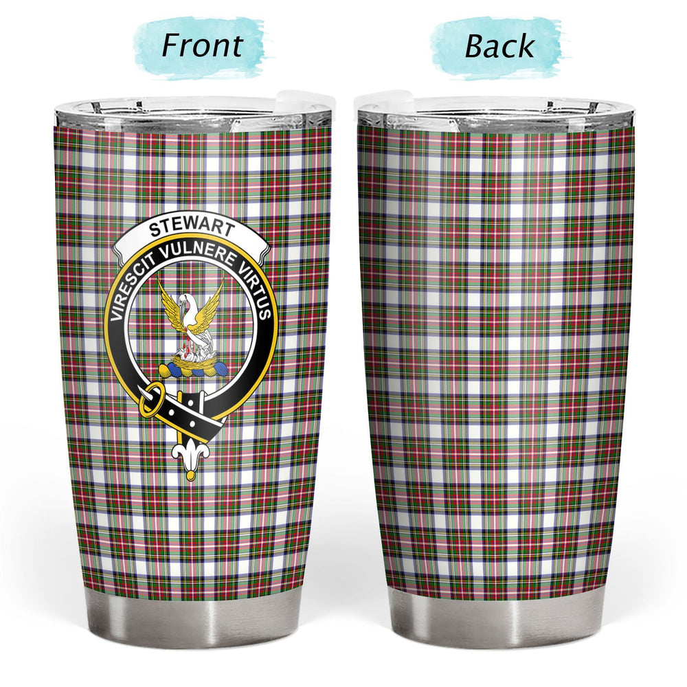 Clan Stewart Dress Modern Tartan Crest Tumbler MR40 Clan Stewart Tartan Today