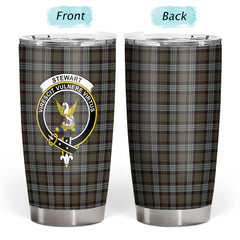 Clan Stewart Old Weathered Tartan Crest Tumbler PP91 Clan Stewart Tartan Today