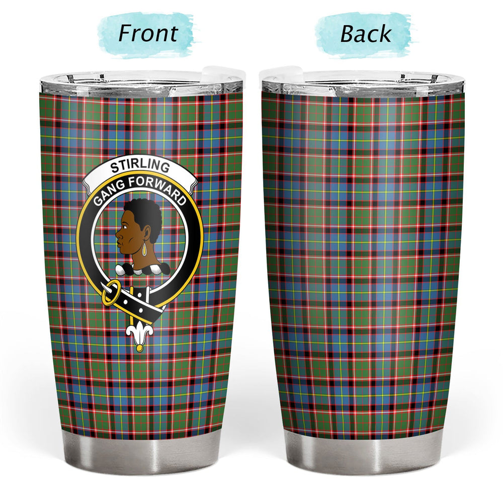 Clan Stirling (of Keir) Tartan Crest Tumbler AT53 Clan Stirling Tartan Today