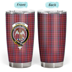 Clan Straiton Tartan Crest Tumbler DA57 Clan Rait Tartan Today