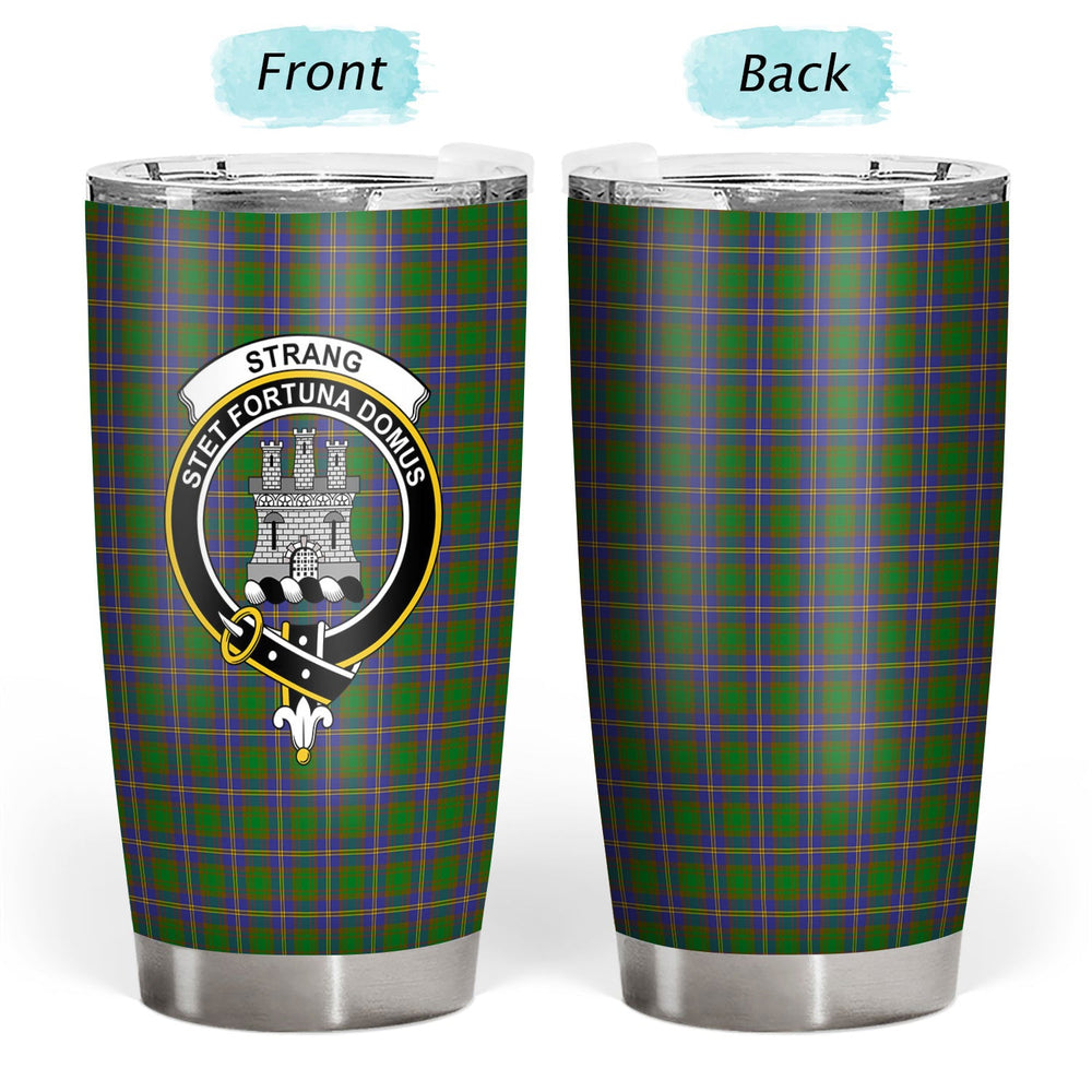 Clan Strang (or Strange) Tartan Crest Tumbler BC63 Clan Strange Tartan Today