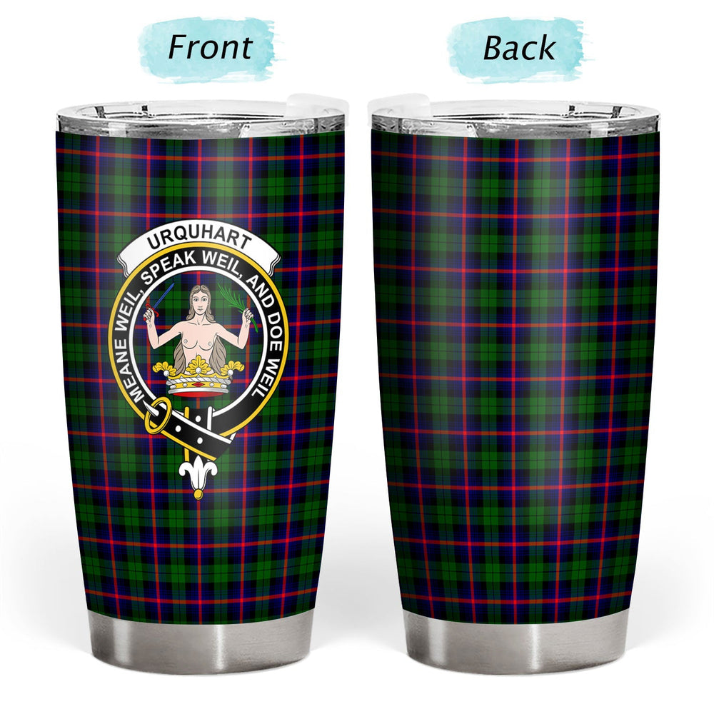 Clan Urquhart Modern Tartan Crest Tumbler ES34 Clan Urquhart Tartan Today