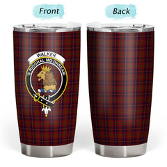 Clan Walker Tartan Crest Tumbler HN83 Clan Hall Tartan Today