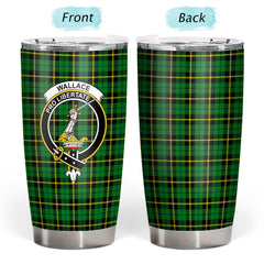 Clan Wallace Hunting Modern Tartan Crest Tumbler VX43 Clan Wallace Tartan Today