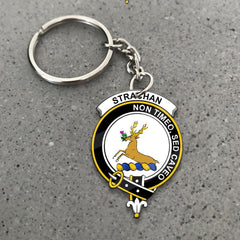 Clan Strachan Tartan Crest Keychain TB91 Clan Strachan Tartan Today