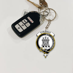 Clan Strange (or Strang) Tartan Crest Keychain UO93 Clan Strange Tartan Today