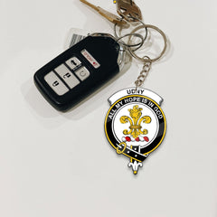 Clan Udny Tartan Crest Keychain IT75 Clan Udny Tartan Today
