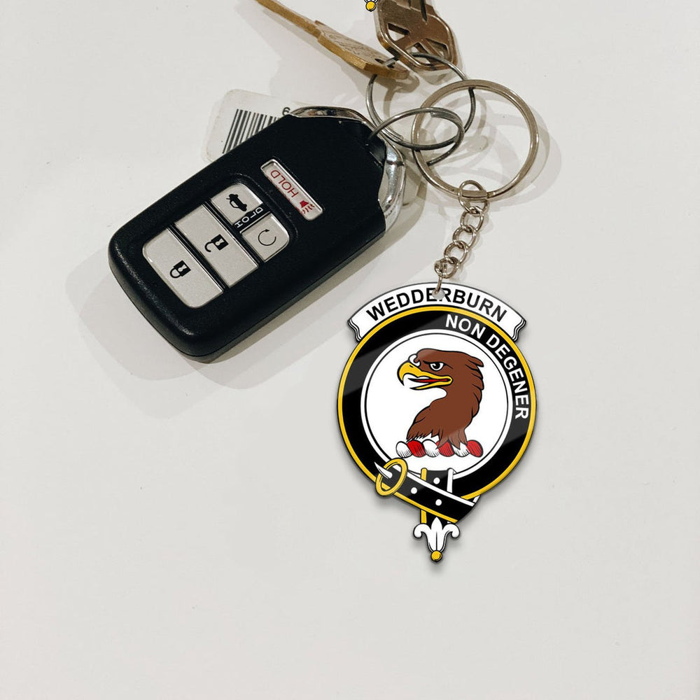 Clan Wedderburn Tartan Crest Keychain BO65 Clan Wedderburn Tartan Today