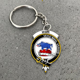 Clan Weir Tartan Crest Keychain SU27 Clan Weir Tartan Today