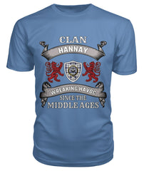 Clan Hannay Family Tartan 2D T-shirt SN21 Hannay Tartan Clan Tartan T-Shirt