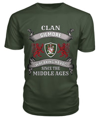 Clan Gilmore Family Tartan 2D T-ShirtZC73 Gilmore Tartan 2D T-Shirt Tartan T-Shirt City Green S Gilmore Tartan 2D T-Shirt