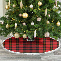 Clan MacQueen Modern Tartan Christmas Tree Skirt WO13 MacQueen Modern Tartan Tartan Christmas