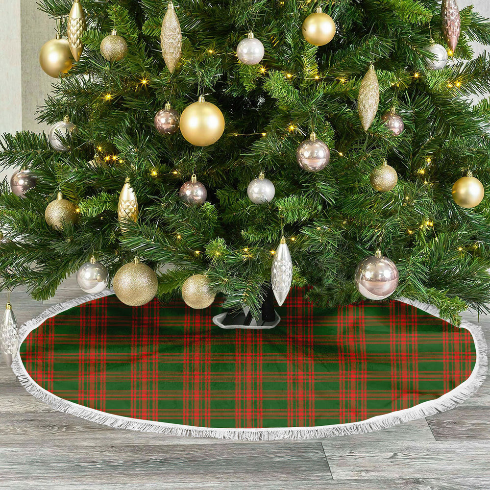 Clan Menzies Green Modern Tartan Christmas Tree Skirt GG20 Menzies Green Modern Tartan Tartan Christmas