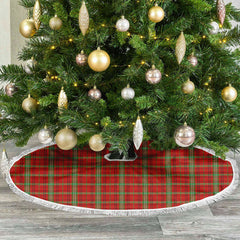 Clan Morrison Red Modern Tartan Christmas Tree Skirt IL30 Morrison Red Modern Tartan Tartan Christmas
