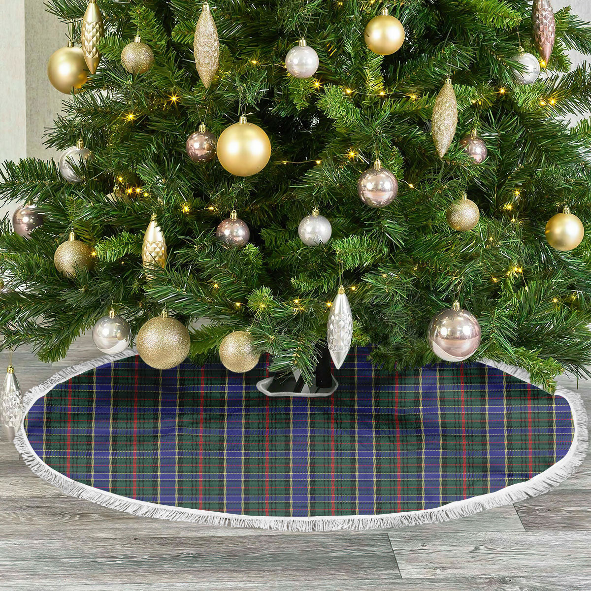 Clan Ogilvie Hunting Modern Tartan Christmas Tree Skirt TE88 Ogilvie Hunting Modern Tartan Tartan Christmas