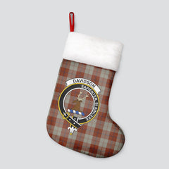 Clan Davidson Dress Dancers Tartan Crest Christmas Stocking BK73 Davidson Dress Dancers Tartan Tartan Stocking