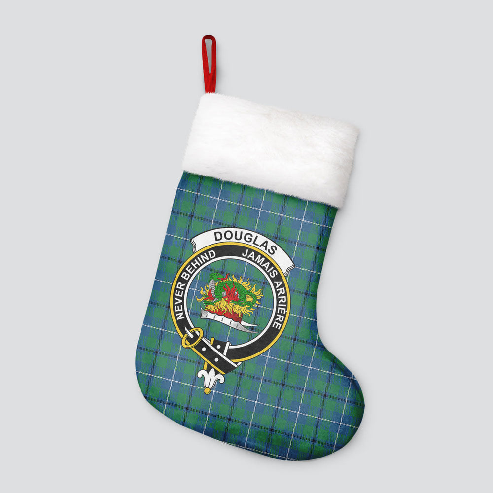 Clan Douglas Ancient Tartan Crest Christmas Stocking VL99 Douglas Ancient Tartan Tartan Stocking
