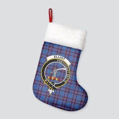 Clan Elliot Modern Tartan Crest Christmas Stocking LQ15 Elliot Modern Tartan Tartan Stocking