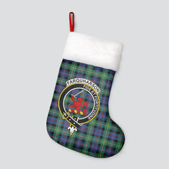 Clan Farquharson Ancient Tartan Crest Christmas Stocking FW86 Farquharson Ancient Tartan Tartan Stocking