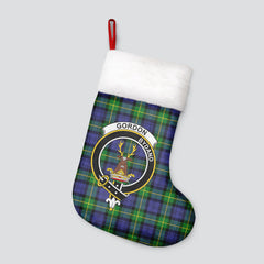 Clan Gordon Modern Tartan Crest Christmas Stocking UW69 Gordon Modern Tartan Tartan Stocking