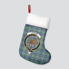 Clan Leslie Hunting Ancient Tartan Crest Christmas Stocking CT31 Leslie Hunting Ancient Tartan Tartan Stocking