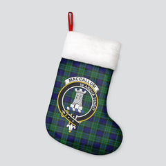 Clan MacCallum Modern Tartan Crest Christmas Stocking AD93 MacCallum Modern Tartan Tartan Stocking