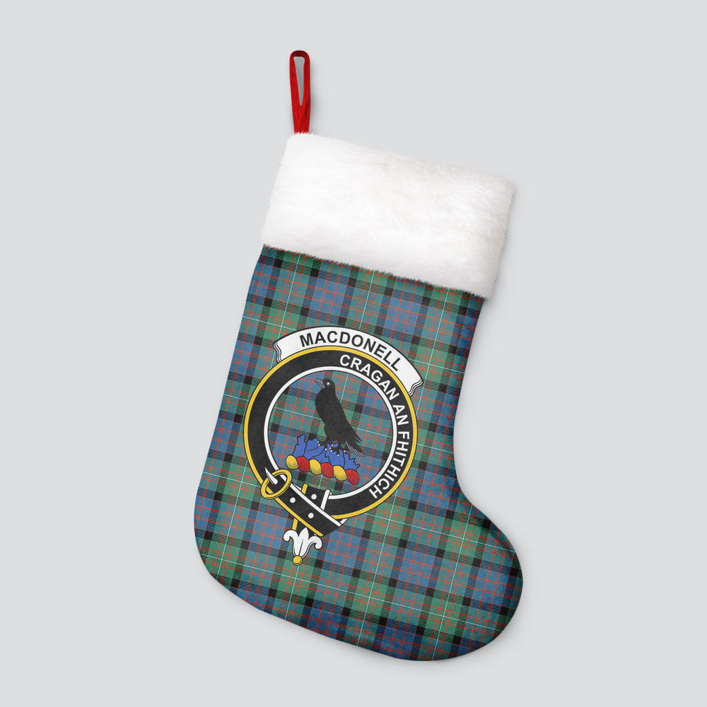 Clan MacDonnell of Glengarry Ancient Tartan Crest Christmas Stocking SZ89 MacDonnell of Glengarry Ancient Tartan Tartan Stocking