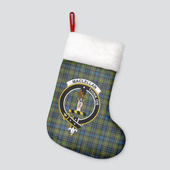Clan MacLellan Ancient Tartan Crest Christmas Stocking DQ77 MacLellan Ancient Tartan Tartan Stocking