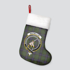 Clan MacMillan Hunting Modern Tartan Crest Christmas Stocking HZ70 MacMillan Hunting Modern Tartan Tartan Stocking