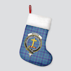 Clan Mercer Modern Tartan Crest Christmas Stocking IJ95 Mercer Modern Tartan Tartan Stocking