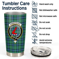 Clan Clan Armstrong Ancient Tartan Crest Tumbler KE30 Clan Armstrong Tartan Today