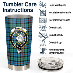 Clan Campbell of Cawdor Ancient Tartan Crest Tumbler DW42 Clan Campbell of Cawdor Tartan Today
