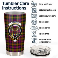 Clan Carnegie Modern Tartan Crest Tumbler EZ89 Clan Carnegie Tartan Today