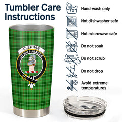 Clan Clephan (or Clephane) Tartan Crest Tumbler BN24 Clan Clephan Tartan Today
