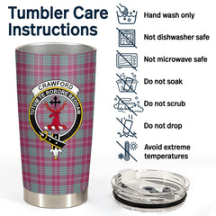 Clan Clan Crawford Ancient Tartan Crest Tumbler SE87 Clan Crawford Tartan Today