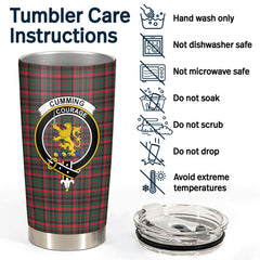 Clan Cumming Hunting Modern Tartan Crest Tumbler WR84 Clan Cumming Tartan Today