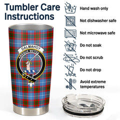 Clan Dalmahoy Tartan Crest Tumbler LI95 Clan Dalmahoy Tartan Today