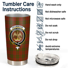 Clan Drummond Tartan Crest Tumbler XZ23 Clan Drummond Tartan Today