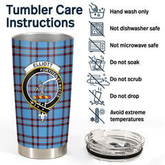Clan Elliott Ancient Tartan Crest Tumbler PL92 Clan Elliot Tartan Today