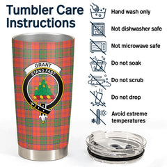 Clan Grant Ancient Tartan Crest Tumbler TW78 Clan Grant Tartan Today