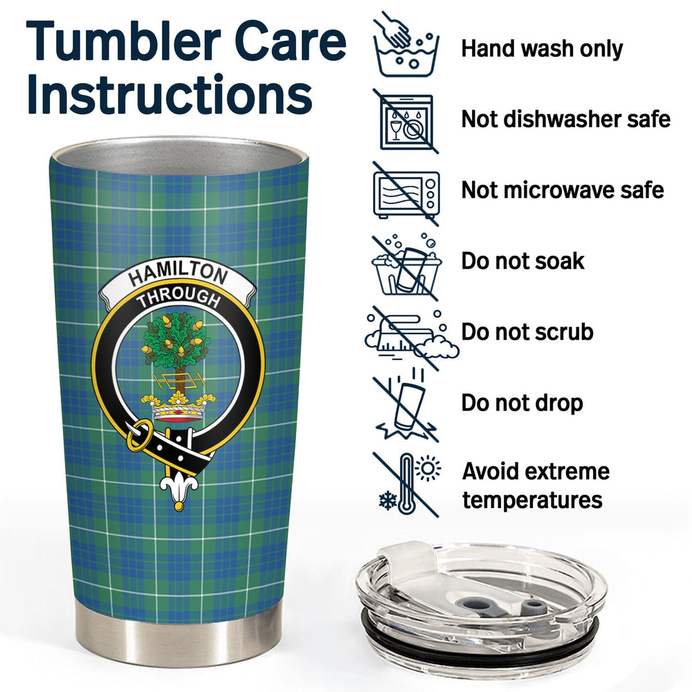 Clan Hamilton Hunting Ancient Tartan Crest Tumbler ZY88 Clan Hamilton Tartan Today