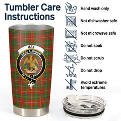 Clan Hay Ancient Tartan Crest Tumbler MG83 Clan Hay Tartan Today